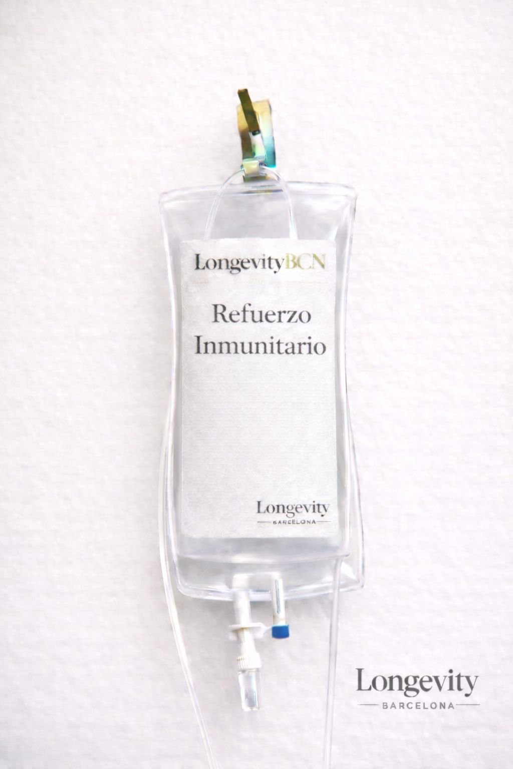 Bolsa de suero con refuerzo inmunitario