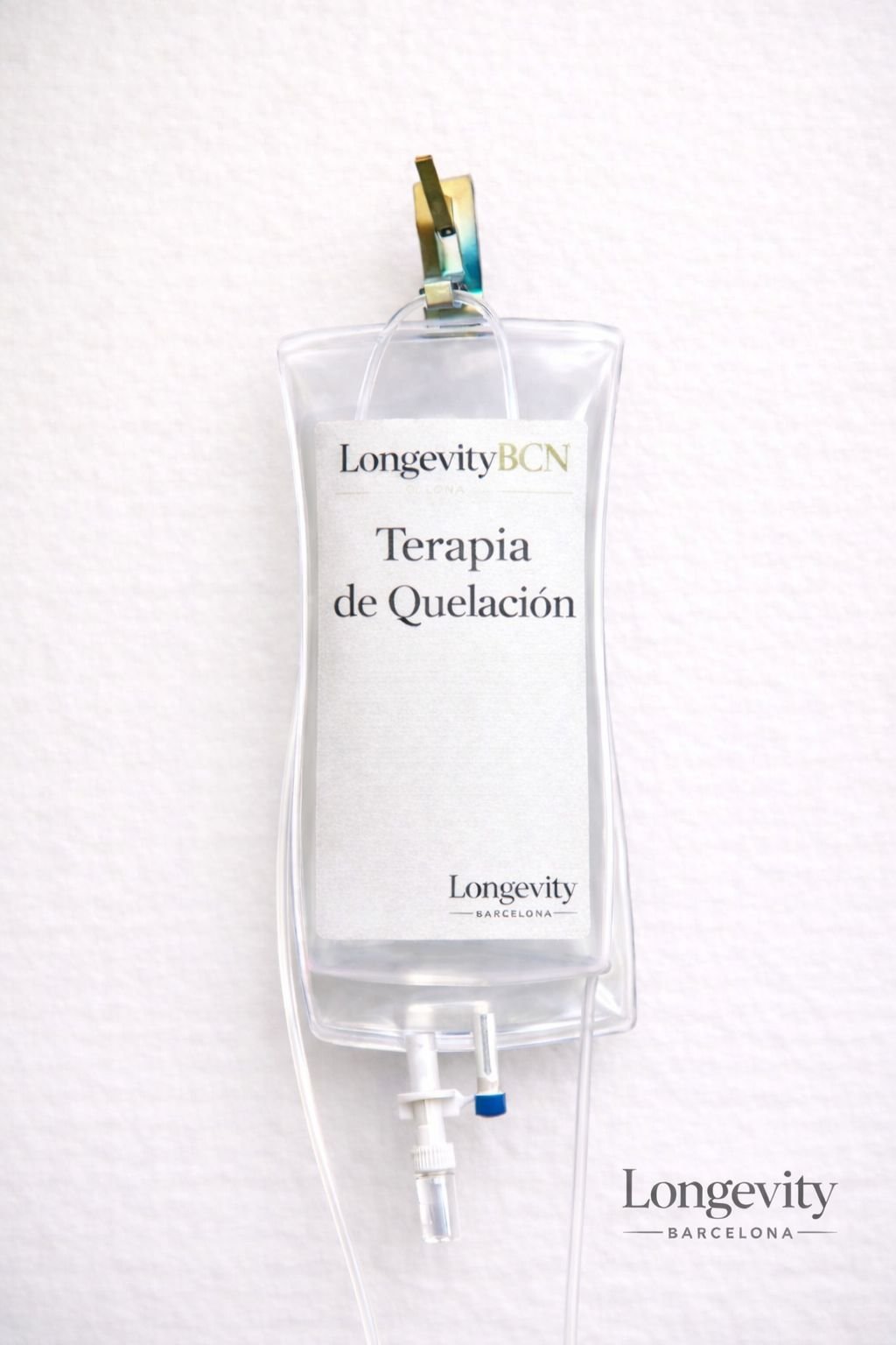 Bolsa intravenosa de terapia de quelación