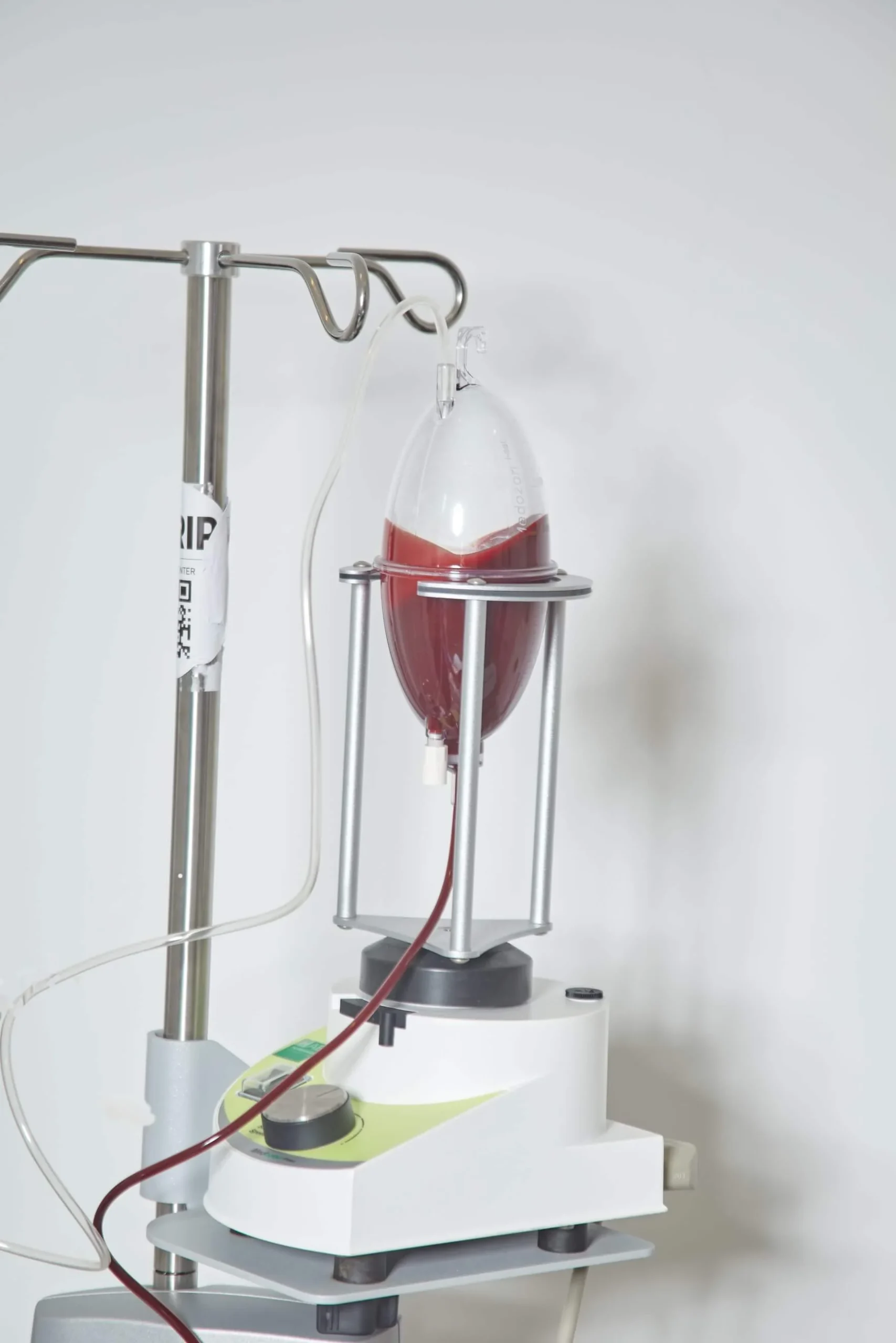 Dispositivo médico con recipiente de sangre